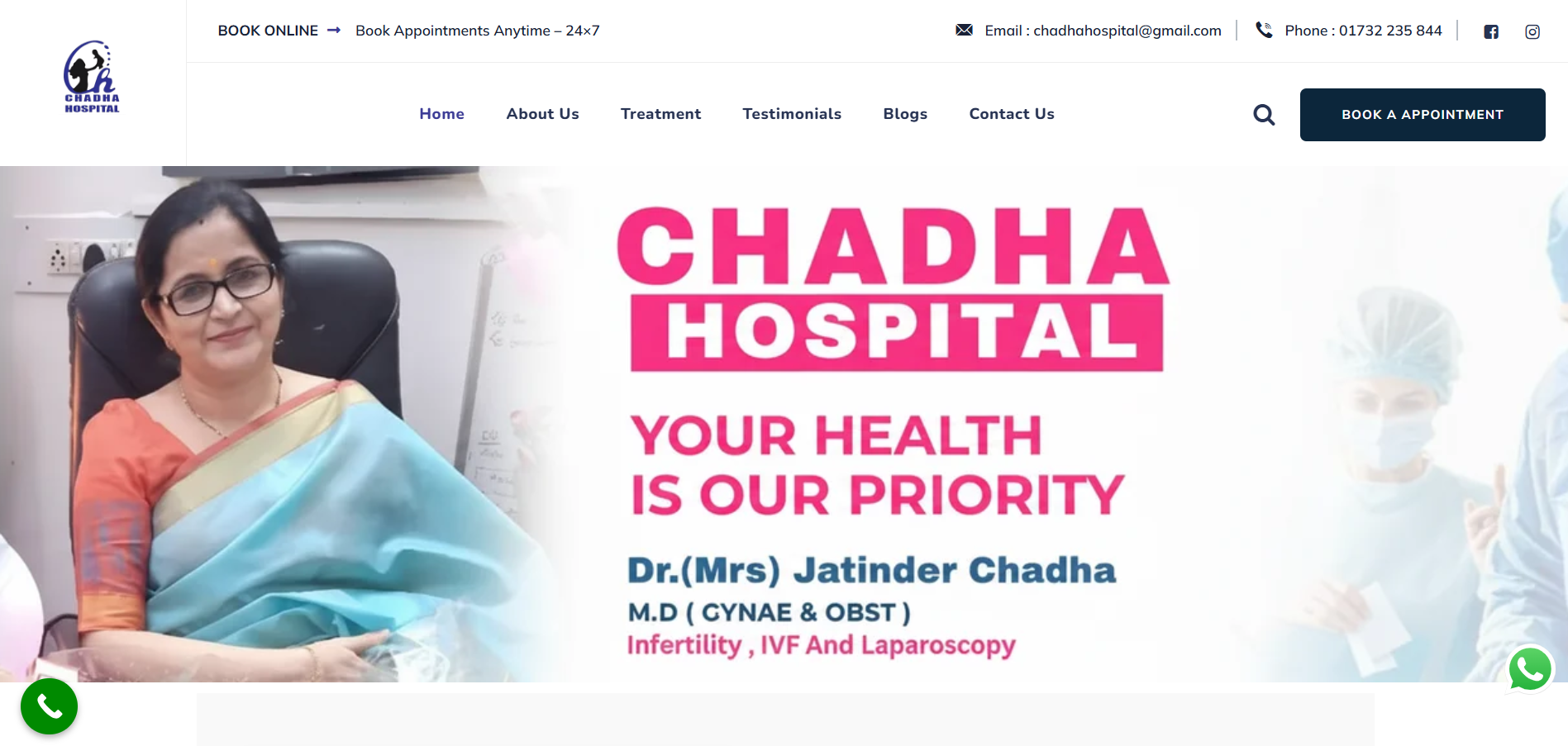 chadha WordPress preview